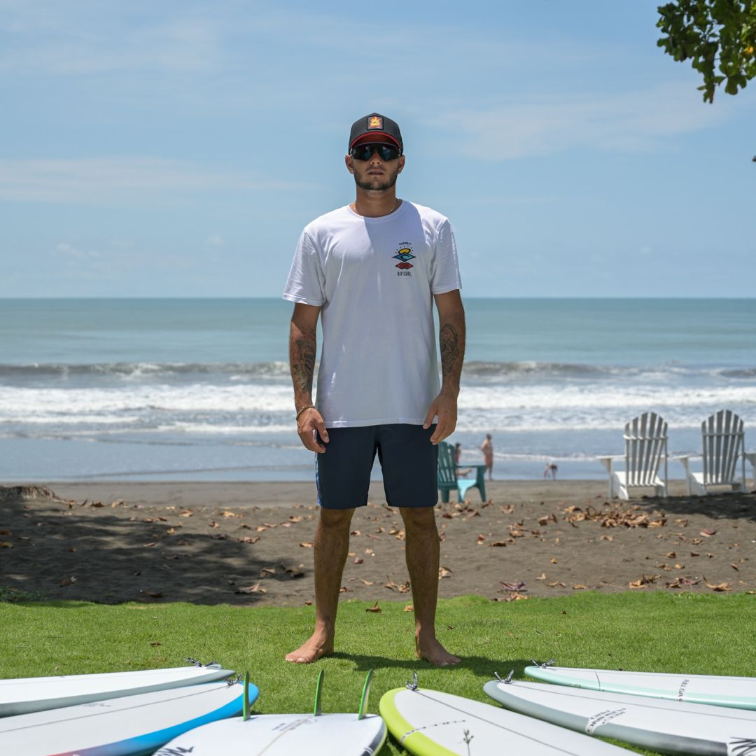 José Joaquín JJ López surfing in Costa Rica